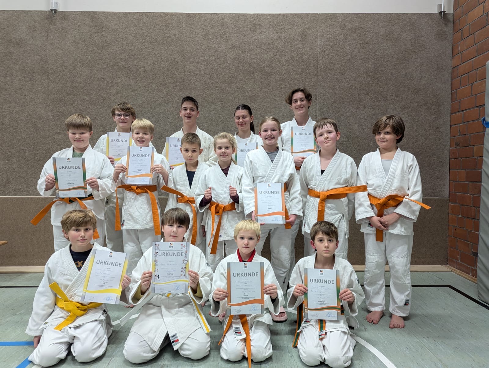 Judo Gürtelprüfungen Januar 2025